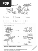 MCR Pip the Pirate Worksheet