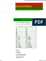 Portugues - Articulos y Preposiones en Portugues