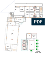Floor plan dimensions and area calculations