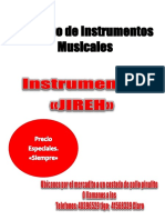 Catalógo Instrumentos