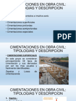 Tipologia de Cimentaciones