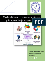 Informe Medio Didáctico Informa, Entrena, Guía Aprendizaje, Evalúa, Motiva