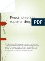 Pneumonie Lob Superior Drept