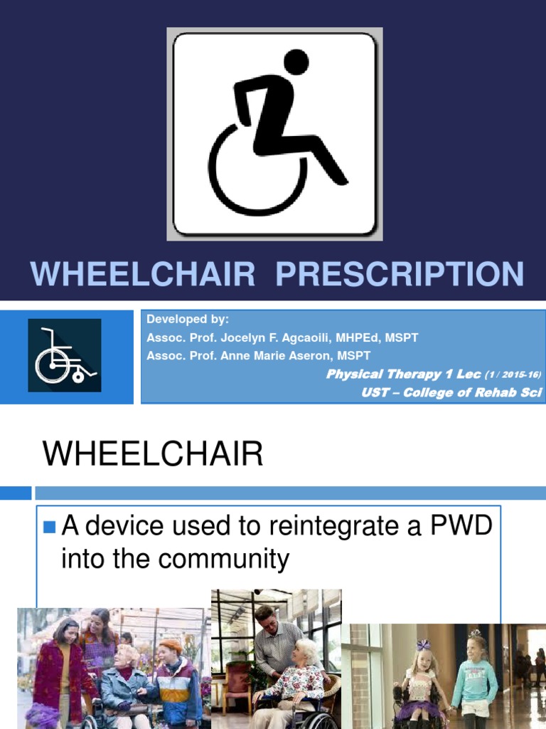 2015 Wheelchair Prescription & Measurement Final1 PDF Wheelchair Tire