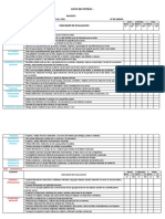 Lista de Cotejo y Evaluacion 3 Años 2015