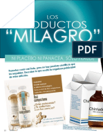 Los Productos Milagro Ni Placebo Ni Panacea Solo Fraude PDF