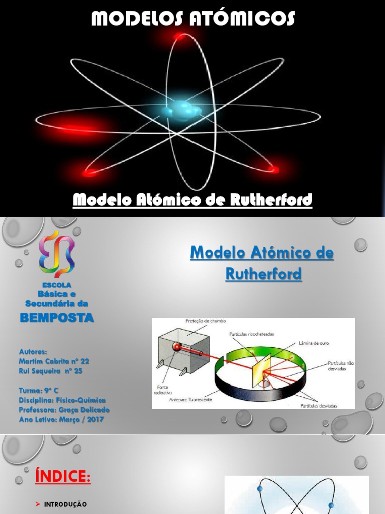 Revisto Modelo Atómico de Rutherford | PDF | Átomos | Ciências Físicas