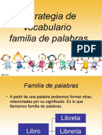 Familia de Palabras