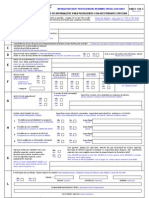 Formulário de informações para passageiros com necessidades especiais