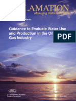 Guidance to Evaluate Water Use and Production in the Oil and Gas Industry
