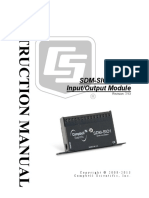 SDM-SIO1 Serial Input/Output Module: Revision: 7/13