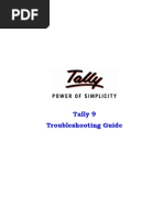 Tally Trouble Shooting Guide