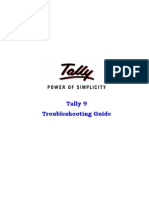 Tally Trouble Shooting Guide