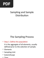 Sampling and Sample Distribution