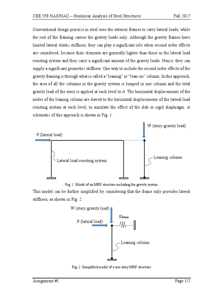 Comparing Linear and Nonlinear Analysis Methods for the Lateral Load ...