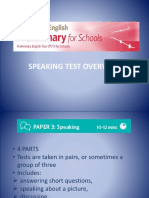 Speaking Test Overview