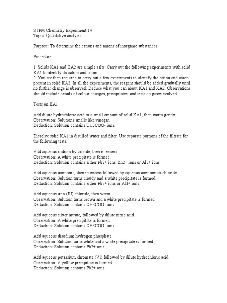 Chemistry coursework stpm experiment 5 08 picture