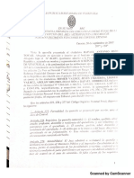 Admisión de la querella en el Tribunal 10° de Control del Área Metropolitana de Caracas