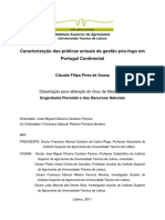 Caracterização Das Práticas Actuais de Gestão Pós-Fogo em Portugal Continental