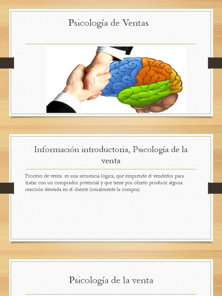 Psicología de Ventas | PDF | Marketing | Cliente