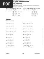 Divide Polynomials SGI