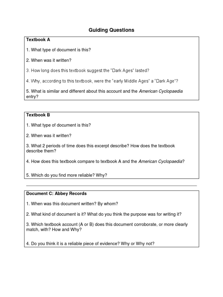 WR 2 Guiding Questions