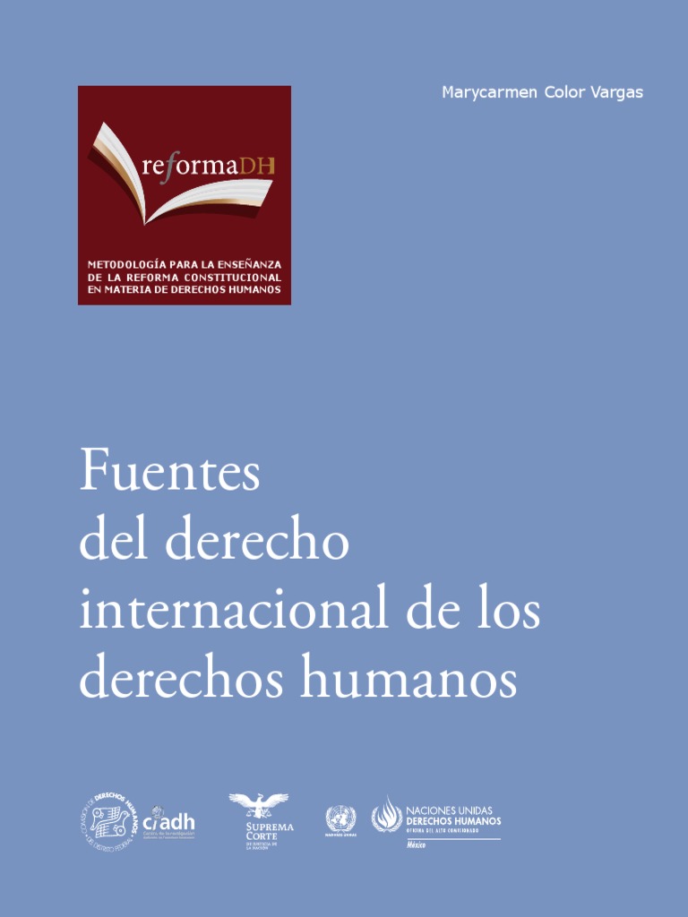 Fuentes Del Derecho Internacional de Los DDHH PDF | PDF | Derechos ...