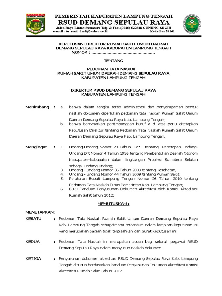 Contoh Penulisan Naskah Soal - Riset