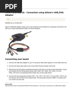 Online Documentation for Altium Products - Third Party Boards - Connection Using Altium&#039;s USB JTAG Adapter - 2017-09-13