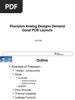 Precision Analog Designs Demand Good PCB Layouts: John Wu