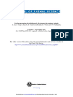 Fetal Programming of Muscle