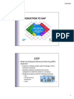 Introduction to SAP ERP