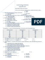 Second Quarter Examination Science 7