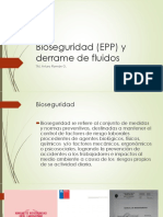 Bioseguridad (EPP) y Derrame de Fluidos