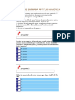 Aptitud Numérica