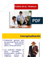 Las Actitudes en el Trabajo