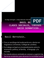 Códigos sociosemánticos y clases sociales según Basil Bernstein