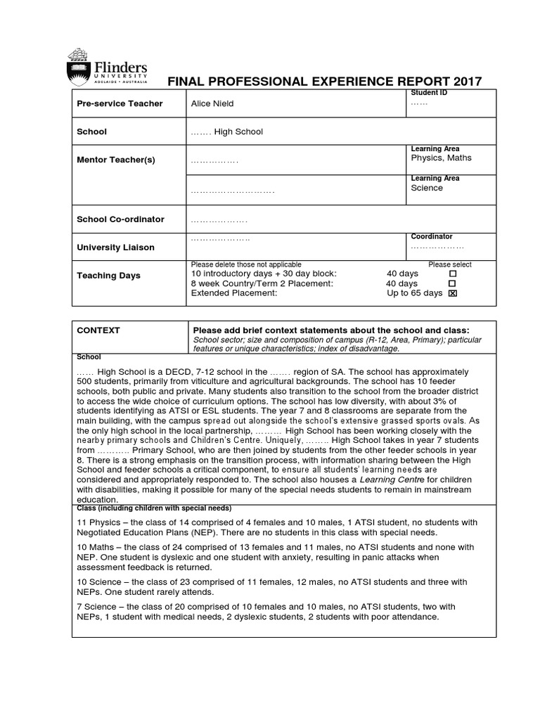 Mss Final Year Report 2017 Portfolio | PDF | Educational Assessment ...
