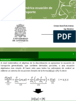 Clase 8 CFD - Discretizacion Integración Numérica Ecuación de Transporte