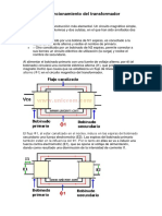 Principio de Funcionamiento Del Transformador Eléctrico