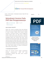 Memahami Session Pada PHP Dan Penggunaannya