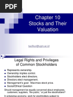 Ch 10 Stocks and Their Valuation