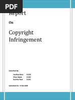 Copyright Infringement Report Final