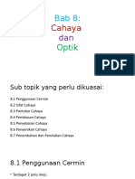 Bab 8 Cahaya Dan Optik