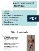 Anthropometry assessment guide