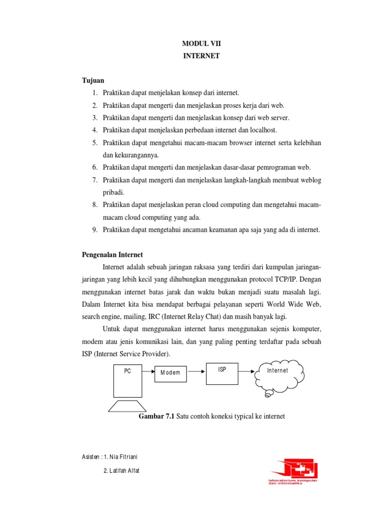 Modul Vii Internet PDF | PDF