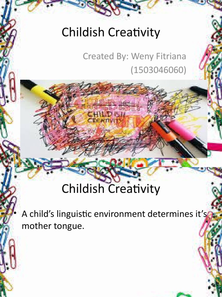 Child Language Creativity Insights | PDF