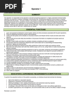 Operator I: Division: POET Biorefining FLSA Status: Non-Exempt