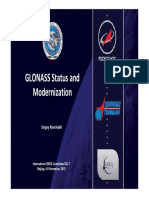 GLONASS Status and Modernization: Sergey Revnivykh