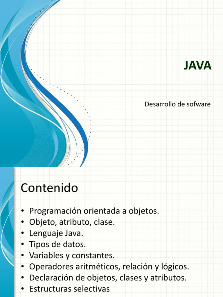 Introducción A JAVA PDF | PDF | Java (lenguaje de programación ...